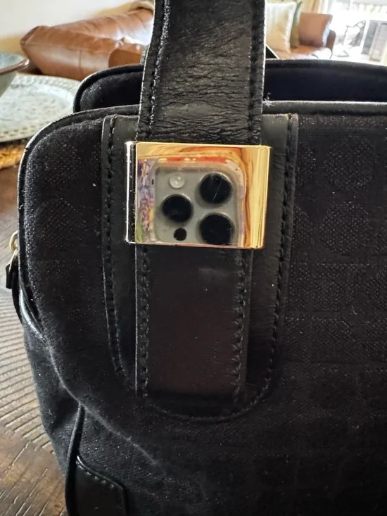 Kate Spade Jacquard &
Leather Shoulder Bag with Structured Designed preloved ❤️ - Picture 9 of 17